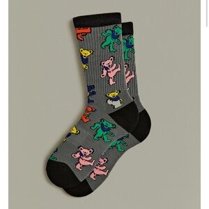 Grateful Dead Dancing Bears Crew Socks